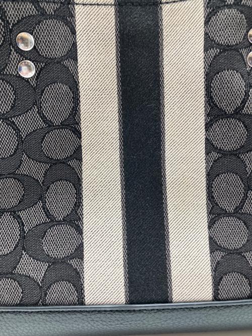 COACH（コーチ）COACH (コーチ) シグネチャー　デンプシートート ブラックの古着・服飾アイテム