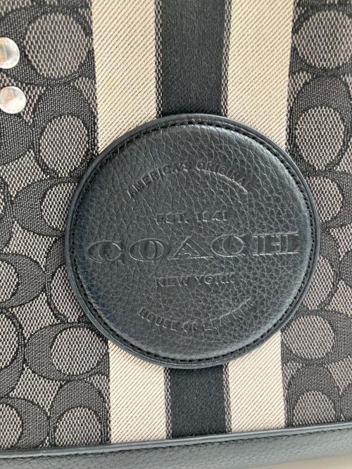 COACH（コーチ）COACH (コーチ) シグネチャー　デンプシートート ブラックの古着・服飾アイテム
