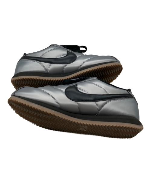 NIKE（ナイキ）NIKE (ナイキ) 	CORTEZ SE MTLC COOL GREY/BLACK-GUM DARK BROWN シルバー×ブラック サイズ:26.5の古着・服飾アイテム
