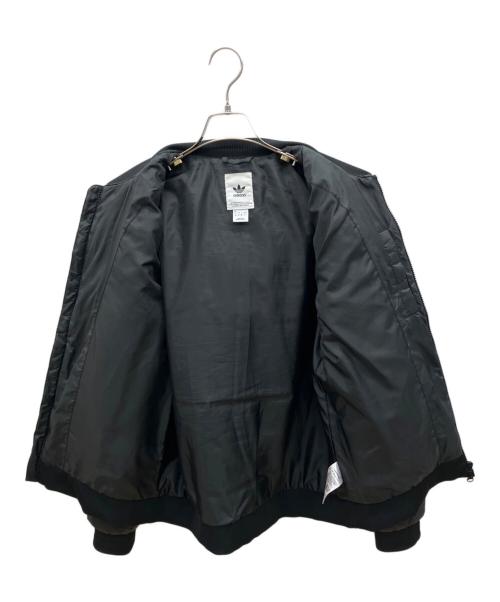 adidas（アディダス）adidas (アディダス) キルティングジャケット ブラック サイズ:Lの古着・服飾アイテム