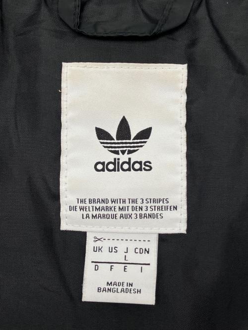 adidas（アディダス）adidas (アディダス) キルティングジャケット ブラック サイズ:Lの古着・服飾アイテム