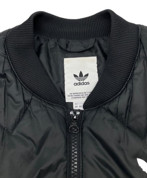 adidas（アディダス）adidas (アディダス) キルティングジャケット ブラック サイズ:Lの古着・服飾アイテム