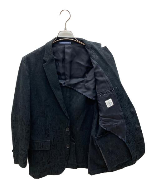 LANVIN en Bleu（ランバンオンブルー）LANVIN en Bleu (ランバンオンブルー) セットアップスーツ ブラック サイズ:スーツ(48X)、パンツ(50)の古着・服飾アイテム