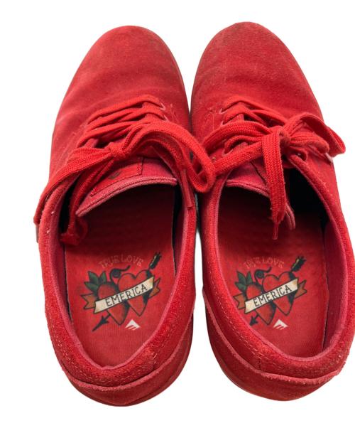 EMERICA（エメリカ）Emerica (エメリカ) ローカットスニーカー レッド サイズ:26の古着・服飾アイテム