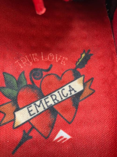 EMERICA（エメリカ）Emerica (エメリカ) ローカットスニーカー レッド サイズ:26の古着・服飾アイテム