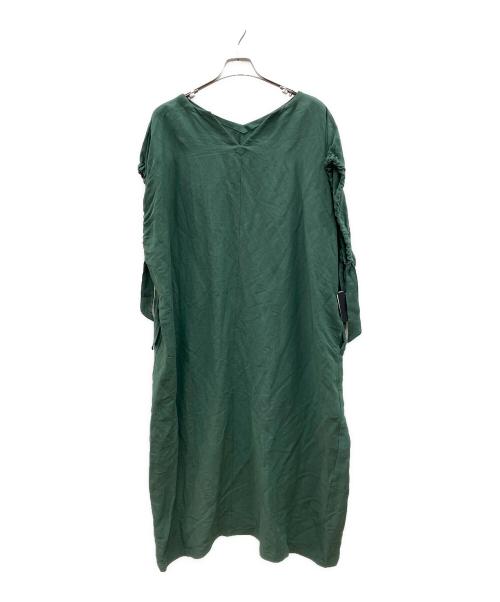 Age（エイジ）Age (エイジ) ノースリーブ・キャミソールワンピース グリーン サイズ:9号の古着・服飾アイテム