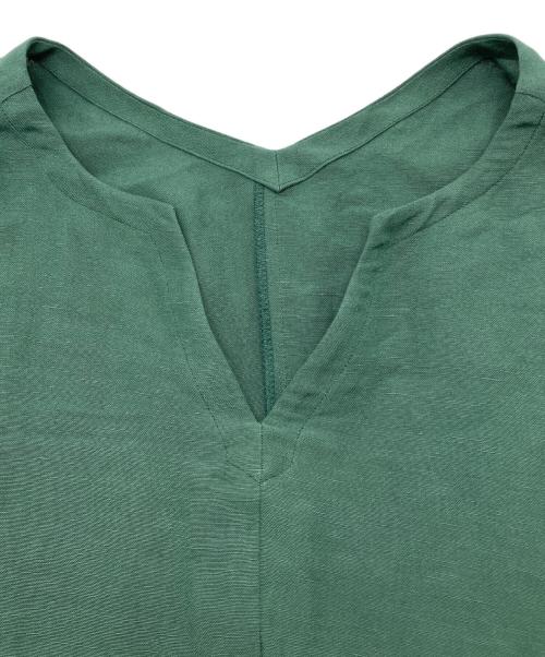 Age（エイジ）Age (エイジ) ノースリーブ・キャミソールワンピース グリーン サイズ:9号の古着・服飾アイテム