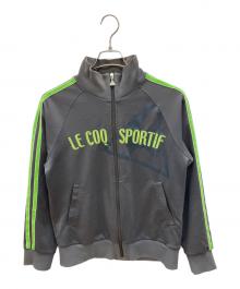 le coq sportif（ルコックスポルティフ）の古着「90sトラックジャケット Y2K 古着」｜グレー×グリーン