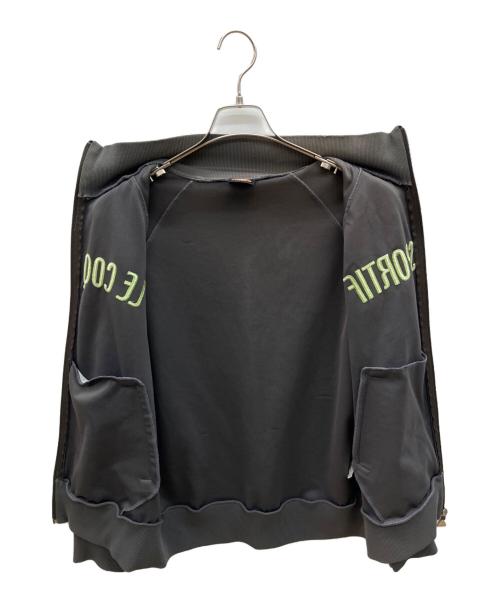 le coq sportif（ルコックスポルティフ）le coq sportif (ルコックスポルティフ) 90sトラックジャケット Y2K 古着 グレー×グリーン サイズ:Ｍの古着・服飾アイテム