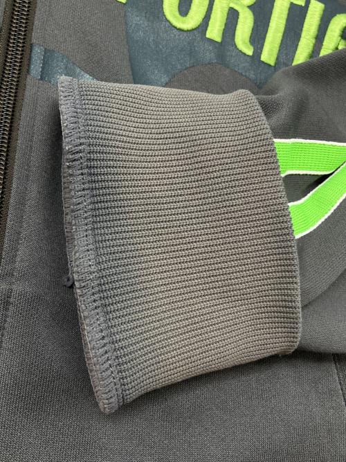 le coq sportif（ルコックスポルティフ）le coq sportif (ルコックスポルティフ) 90sトラックジャケット Y2K 古着 グレー×グリーン サイズ:Ｍの古着・服飾アイテム