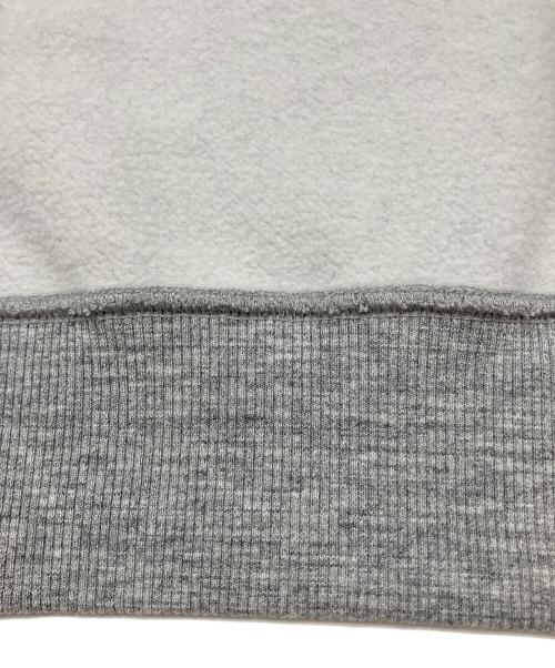 THE NORTH FACE（ザ ノース フェイス）THE NORTH FACE (ザ ノース フェイス) 裏起毛スウェット　スモールロゴヘザースウェットクルー ライトグレー サイズ:XXLの古着・服飾アイテム