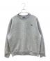 THE NORTH FACE（ザ ノース フェイス）の古着「裏起毛スウェット　スモールロゴヘザースウェットクルー」｜ライトグレー