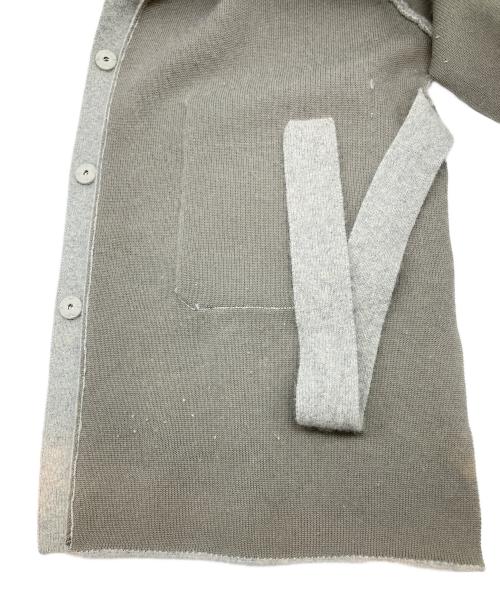 ETRE TOKYO（エトレトウキョウ）ETRE TOKYO (エトレトウキョウ) スリットニットポンチョ グレー サイズ:Ｆの古着・服飾アイテム