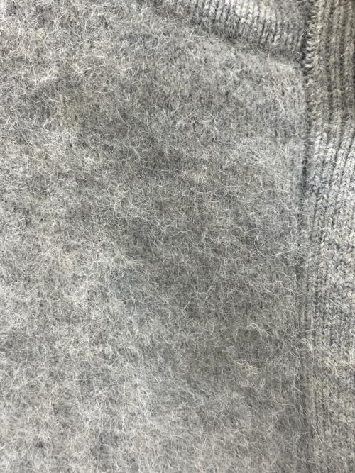 ETRE TOKYO（エトレトウキョウ）ETRE TOKYO (エトレトウキョウ) スリットニットポンチョ グレー サイズ:Ｆの古着・服飾アイテム