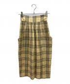 ELINエリン）の古着「ロングスカート」｜イエロー