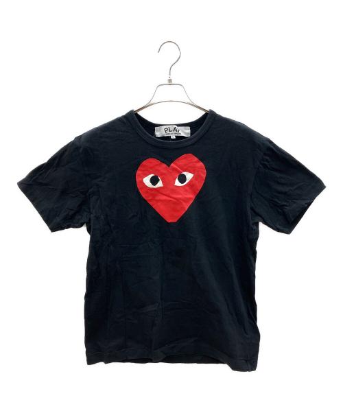 PLAY COMME des GARCONS（プレイコムデギャルソン）PLAY COMME des GARCONS (プレイコムデギャルソン) 半袖カットソー　2016年製 ブラック サイズ:Lの古着・服飾アイテム