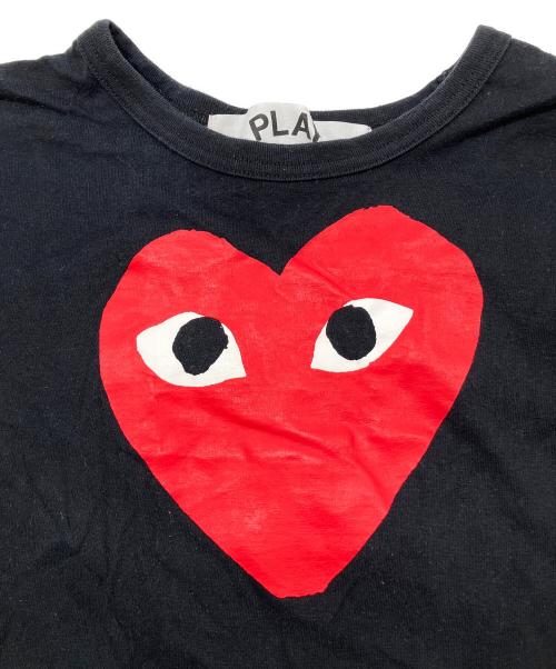 PLAY COMME des GARCONS（プレイコムデギャルソン）PLAY COMME des GARCONS (プレイコムデギャルソン) 半袖カットソー　2016年製 ブラック サイズ:Lの古着・服飾アイテム