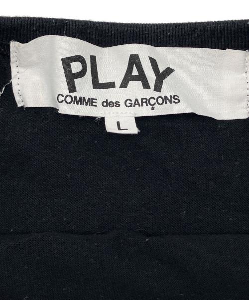PLAY COMME des GARCONS（プレイコムデギャルソン）PLAY COMME des GARCONS (プレイコムデギャルソン) 半袖カットソー　2016年製 ブラック サイズ:Lの古着・服飾アイテム