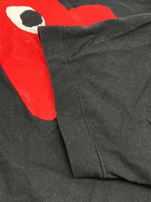 PLAY COMME des GARCONS（プレイコムデギャルソン）PLAY COMME des GARCONS (プレイコムデギャルソン) 半袖カットソー　2016年製 ブラック サイズ:Lの古着・服飾アイテム