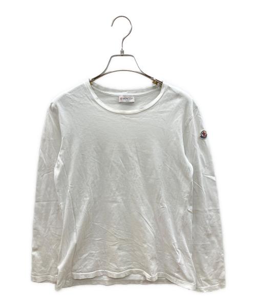 MONCLER（モンクレール）MONCLER (モンクレール) 長袖カットソー　MAGLIA ホワイト サイズ:Ｍの古着・服飾アイテム