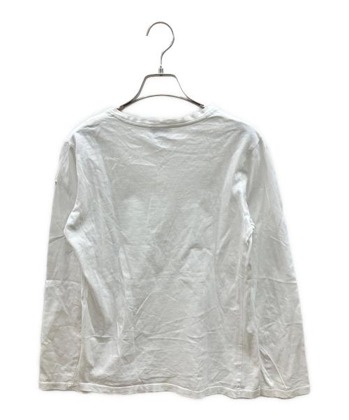 MONCLER（モンクレール）MONCLER (モンクレール) 長袖カットソー　MAGLIA ホワイト サイズ:Ｍの古着・服飾アイテム