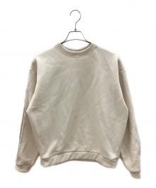ETRE（エトレ）の古着「クルーネックスウェット」｜アイボリー