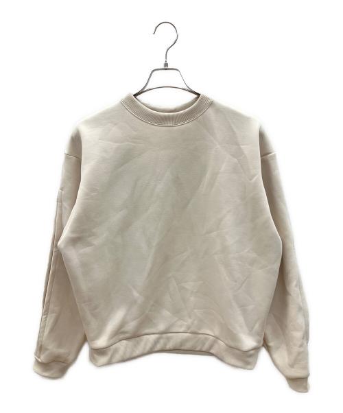 ETRE（エトレ）ETRE (エトレ) クルーネックスウェット アイボリー サイズ:Fの古着・服飾アイテム