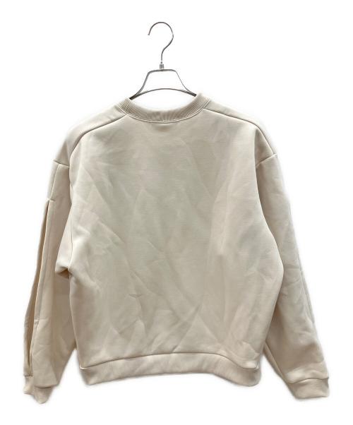 ETRE（エトレ）ETRE (エトレ) クルーネックスウェット アイボリー サイズ:Fの古着・服飾アイテム