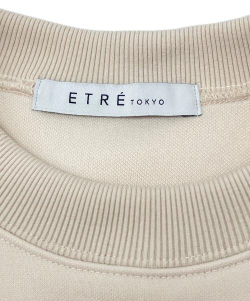 ETRE（エトレ）ETRE (エトレ) クルーネックスウェット アイボリー サイズ:Fの古着・服飾アイテム