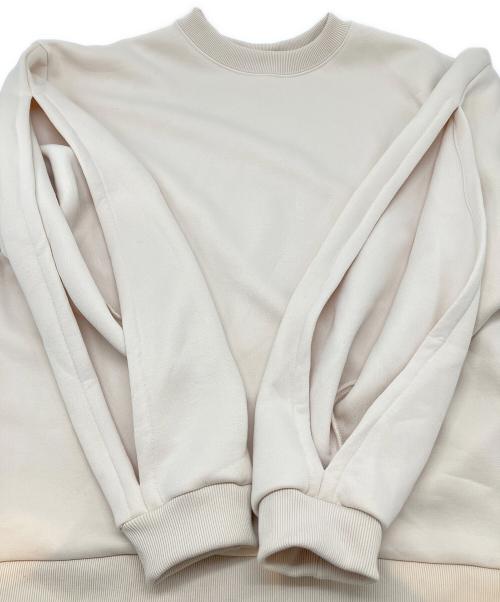ETRE（エトレ）ETRE (エトレ) クルーネックスウェット アイボリー サイズ:Fの古着・服飾アイテム