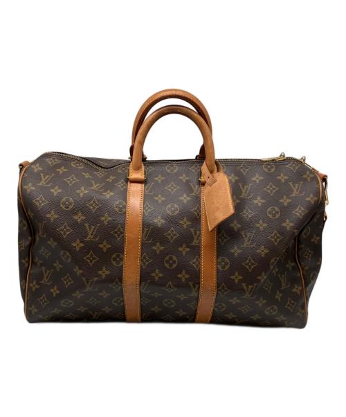 LOUIS VUITTON（ルイ ヴィトン）LOUIS VUITTON (ルイ ヴィトン) モノグラム 　キーポル・バンドリエール45 ブラウンの古着・服飾アイテム