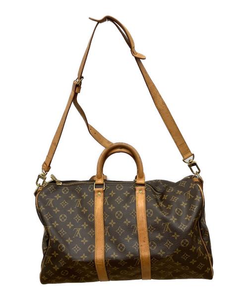 LOUIS VUITTON（ルイ ヴィトン）LOUIS VUITTON (ルイ ヴィトン) モノグラム 　キーポル・バンドリエール45 ブラウンの古着・服飾アイテム