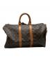 LOUIS VUITTON (ルイ ヴィトン) モノグラム 　キーポル・バンドリエール45 ブラウン：80000円
