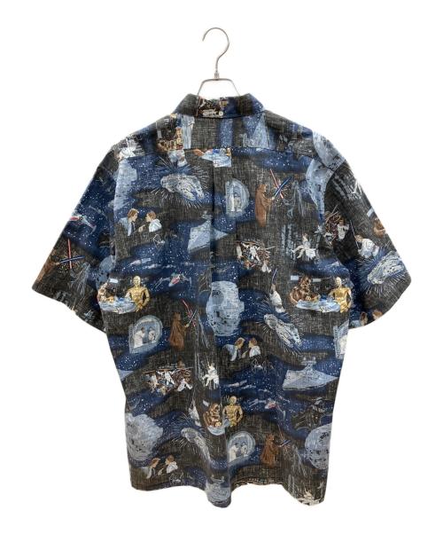 reyn spooner（レイン スプナー）reyn spooner (レイン スプナー) STAR WARS (スターウォーズ) 半袖シャツ グレー×ブルー サイズ:2XL 未使用品の古着・服飾アイテム