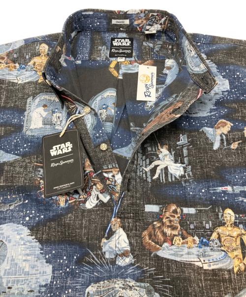 reyn spooner（レイン スプナー）reyn spooner (レイン スプナー) STAR WARS (スターウォーズ) 半袖シャツ グレー×ブルー サイズ:2XL 未使用品の古着・服飾アイテム