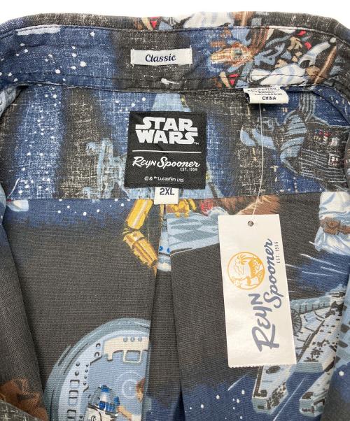 reyn spooner（レイン スプナー）reyn spooner (レイン スプナー) STAR WARS (スターウォーズ) 半袖シャツ グレー×ブルー サイズ:2XL 未使用品の古着・服飾アイテム