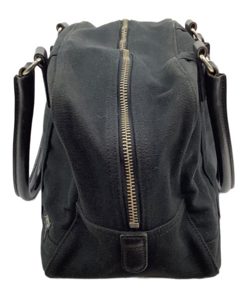 PORTER（ポーター）PORTER (ポーター) FABRICK (ファブリック) ミニボストンバッグ ブラックの古着・服飾アイテム