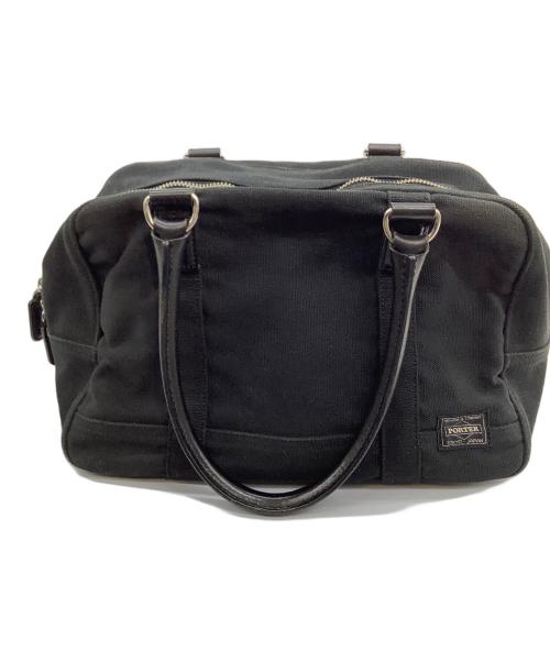 PORTER（ポーター）PORTER (ポーター) FABRICK (ファブリック) ミニボストンバッグ ブラックの古着・服飾アイテム
