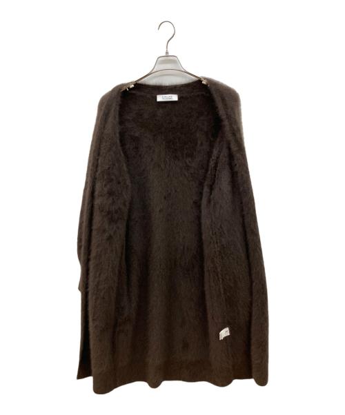 Loulou Willoughby（ルルウィルビー）Loulou Willoughby (ルルウィルビー) 厚手カーディガン ブラウン サイズ:2の古着・服飾アイテム