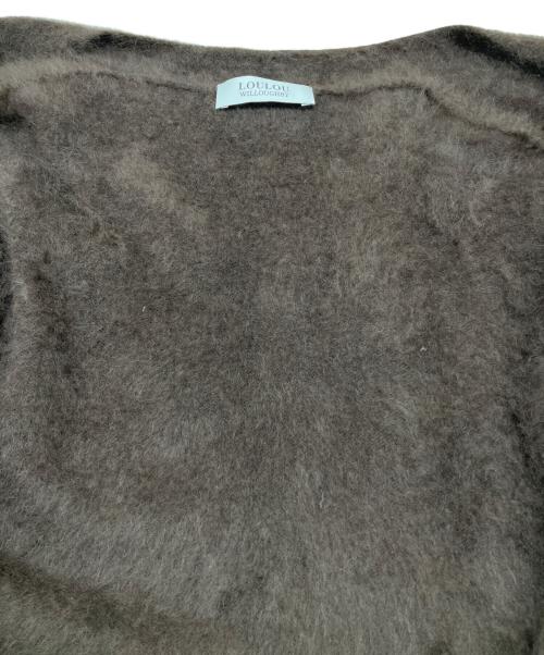 Loulou Willoughby（ルルウィルビー）Loulou Willoughby (ルルウィルビー) 厚手カーディガン ブラウン サイズ:2の古着・服飾アイテム