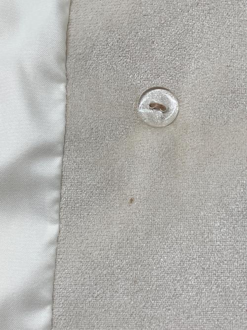 Sea Room lynn（シールームリン）Sea Room lynn (シールームリン) ファーノーカラージャケット ホワイト サイズ:FREEの古着・服飾アイテム