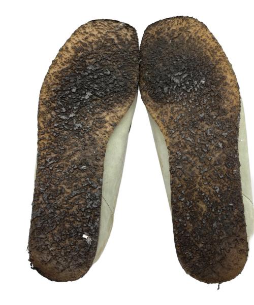 CLARKS（クラークス）CLARKS (クラークス) ワラビーシューズ ライトグリーン サイズ:26.5の古着・服飾アイテム