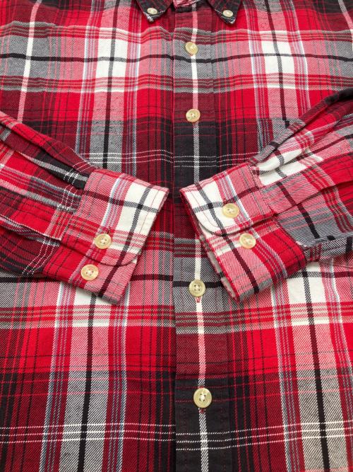 CHAPS RALPH LAUREN（チャップス ラルフローレン）CHAPS RALPH LAUREN (チャップス ラルフローレン) 80sチェックBDシャツ　古着 レッド×ブラック サイズ:Lの古着・服飾アイテム