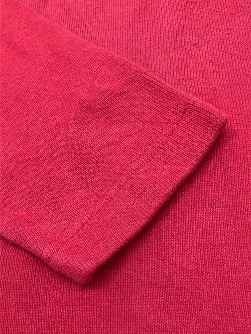 Timberland（ティンバーランド）Timberland (ティンバーランド) 90sハーフジップスウェット　古着 レッド サイズ:Sの古着・服飾アイテム