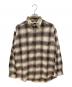 Eddie Bauer（エディーバウアー）の古着「90’s長袖シャツ」｜ベージュ×グレー