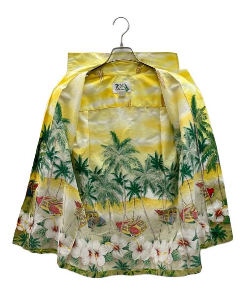 KYS（ケーワイエス）KYS (ケーワイエス) 90sアロハシャツ イエロー サイズ:Sの古着・服飾アイテム