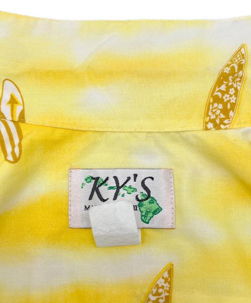 KYS（ケーワイエス）KYS (ケーワイエス) 90sアロハシャツ イエロー サイズ:Sの古着・服飾アイテム