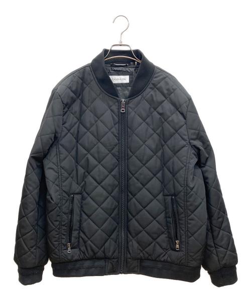Calvin Klein（カルバンクライン）Calvin Klein (カルバンクライン) キルティングジャケット ブラック サイズ:Lの古着・服飾アイテム