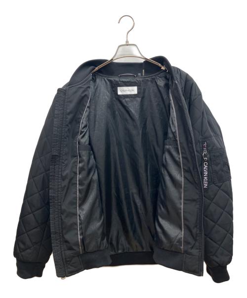 Calvin Klein（カルバンクライン）Calvin Klein (カルバンクライン) キルティングジャケット ブラック サイズ:Lの古着・服飾アイテム