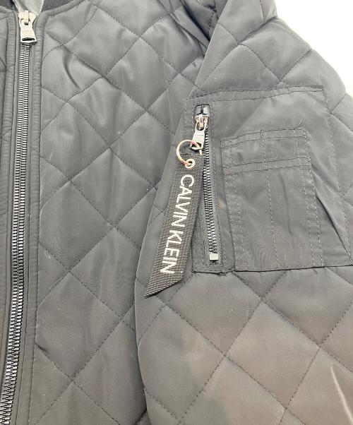 Calvin Klein（カルバンクライン）Calvin Klein (カルバンクライン) キルティングジャケット ブラック サイズ:Lの古着・服飾アイテム
